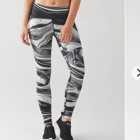 Lululemon Speed Wunder Tight (Nulux) Marbled Mix Speed Wunder 50 G Leggings - Picture 2 of 8